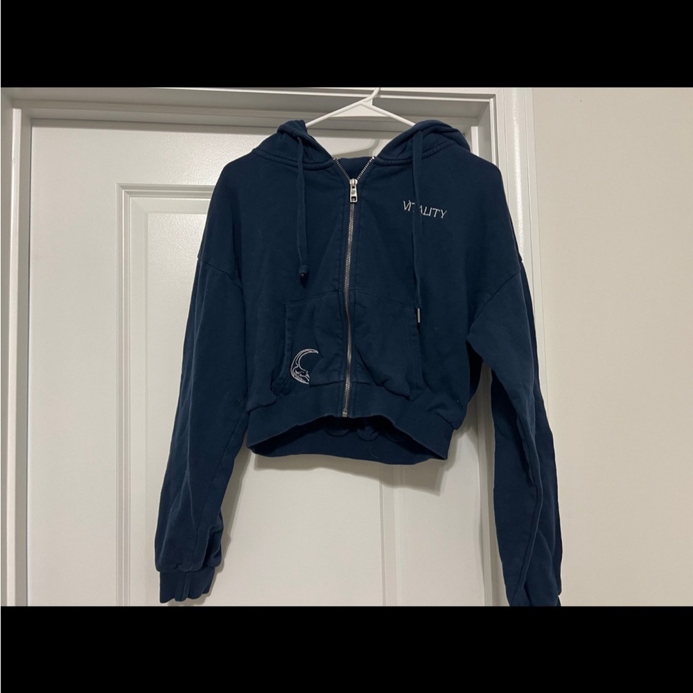 Vitality zipped hoodie